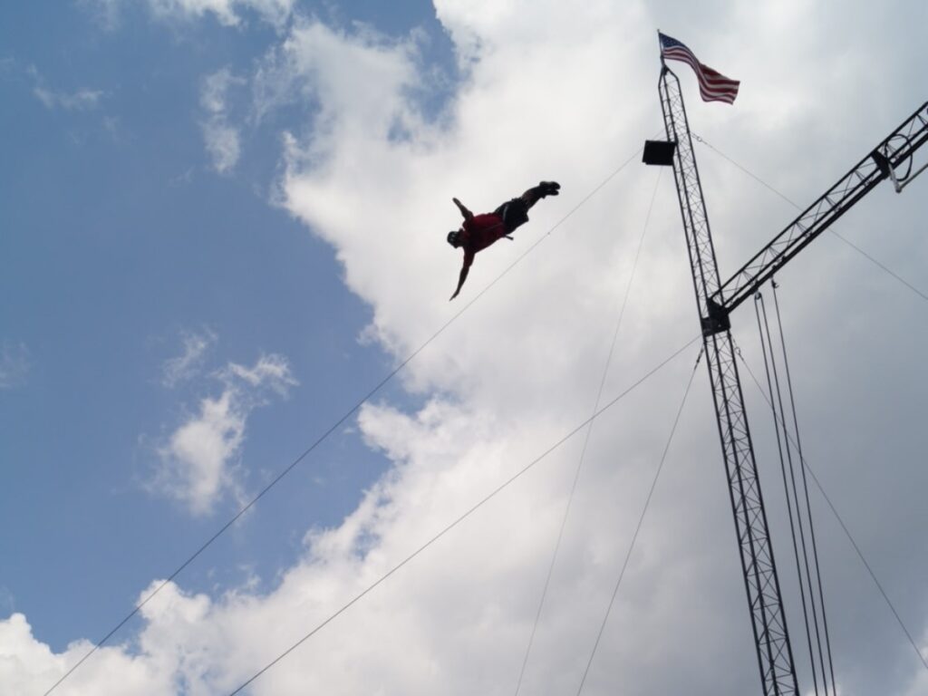 Sauteur de haute voltige