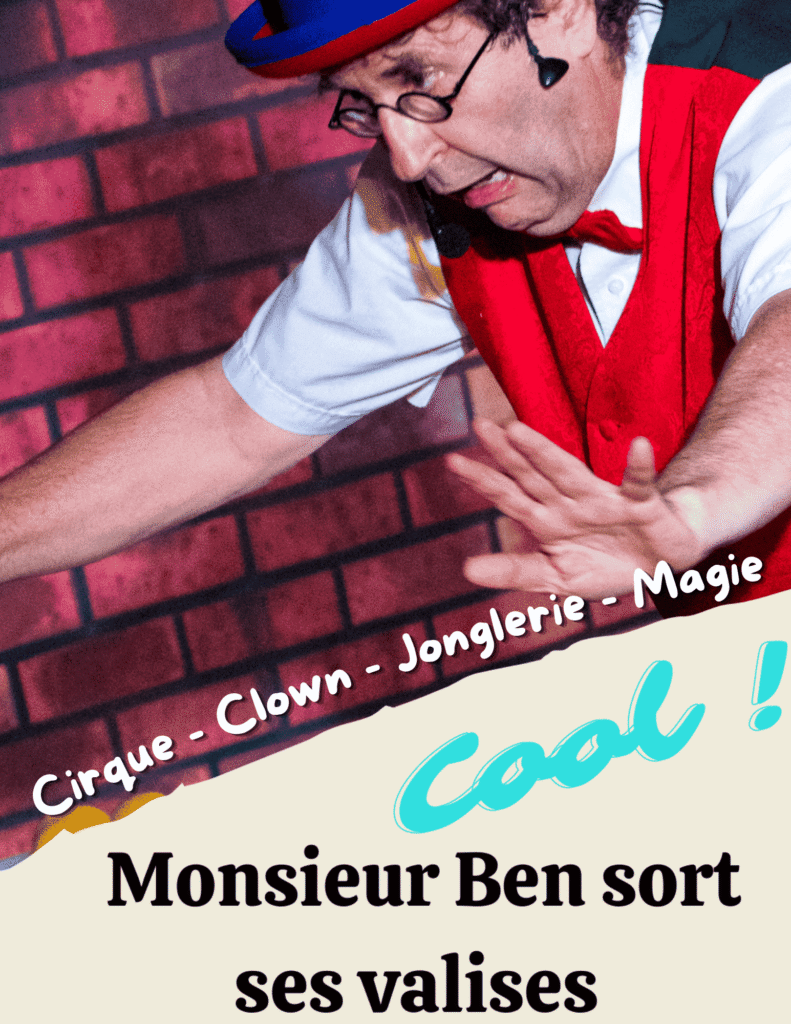 Affiche du spectacle Monsieur Ben Sort ses valises