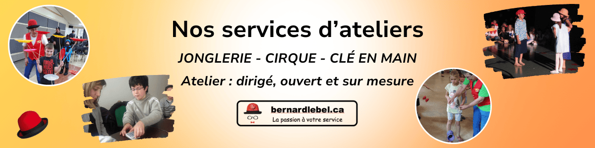 Bannière pour les ateliers