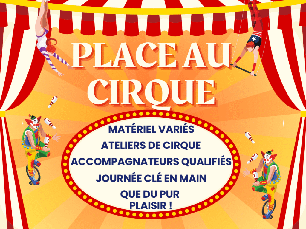 Affiche atelier place au cirque