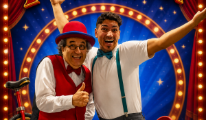 À la fin de L’apprenti et son mentor, Monsieur Zébulon, artiste d’expérience, annonce à Philémon, jeune technicien rêvant de devenir artiste de cirque qu’il est enfin devenu un véritable artiste de cirque et l’invite à créer un nouveau spectacle avec lui. Le rêve de Philémon se réalise : il partagera désormais la scène avec son idole, non plus comme apprenti, mais comme partenaire. Dans cette nouvelle aventure remplie de cirque et de comédie, les deux complices présentent ensemble des numéros inédits de jonglerie variés , de diabolo et de monocycle, du petit monocycle jusqu’à la girafe! Contrairement à dans L’apprenti et son mentor où M. Zébulon mène le bal, cette fois les rôles se renversent parfois : Philémon transmet à son tour ses connaissances et son énergie à Monsieur Zébulon. Une belle complicité entre deux générations, où chacun aide l’autre à évoluer, à se dépasser et à poursuivre son rêve. Bien qu’il fasse suite à L’apprenti et son mentor, ce spectacle forme une aventure entièrement autonome, facile à comprendre et à apprécier sans avoir vu le premier volet.
